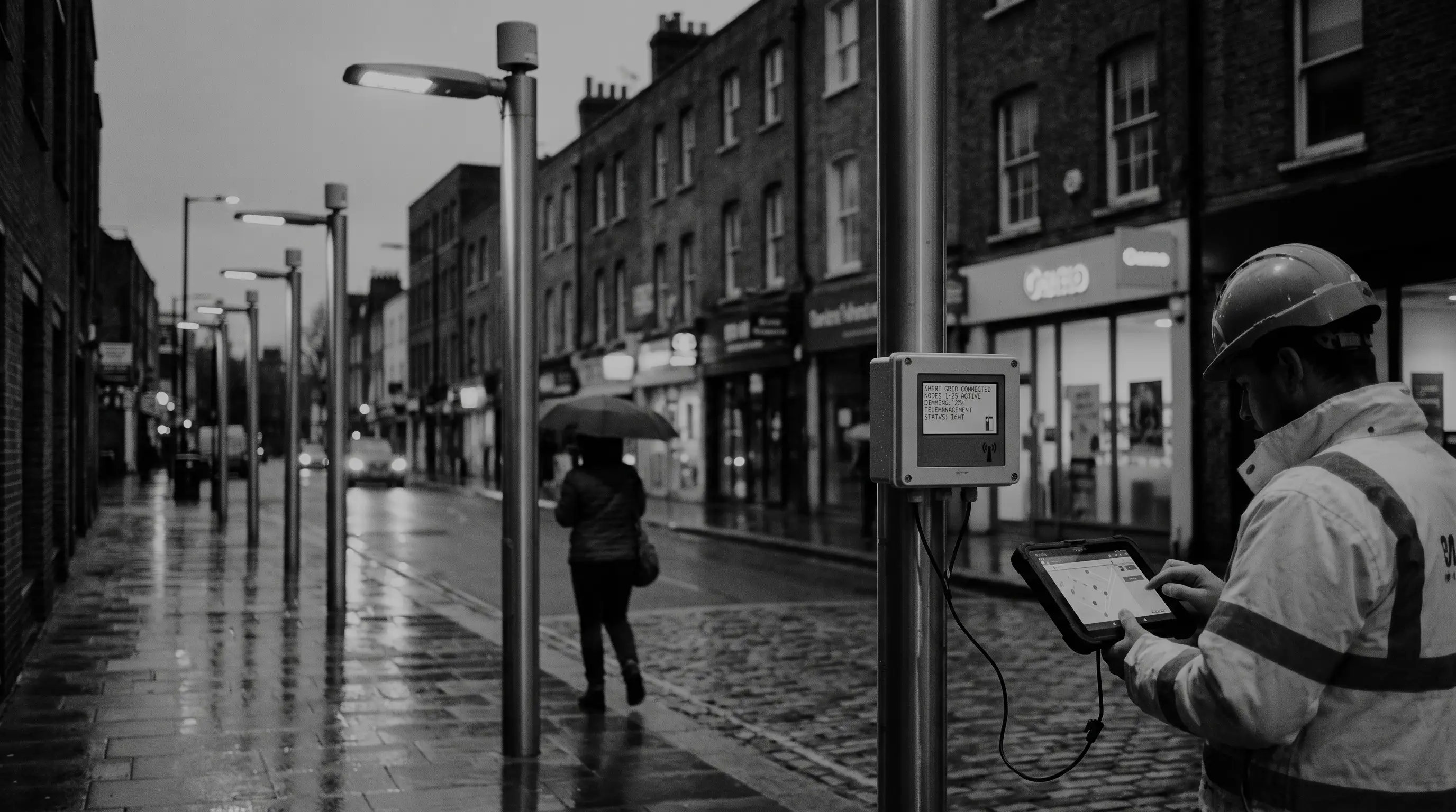 Ecological lighting systems with telemanagement for road infrastructure